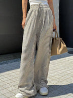 Striped Wide Leg Pants