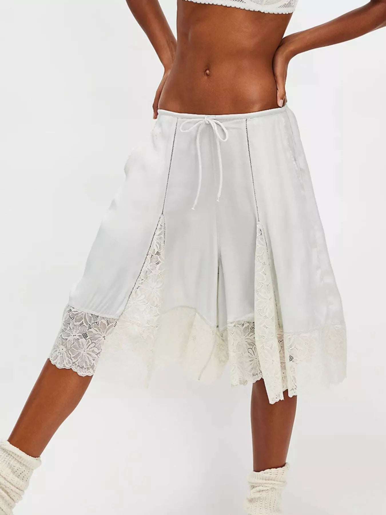 Lace Detail Shorts