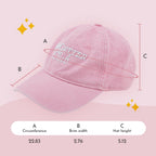 Go-Getter Club Vintage Washed Unstructured Baseball Cap - 100% Cotton
