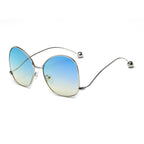 EUGENE | Women's Trendy Oversized Pantone Lens Sunglasses