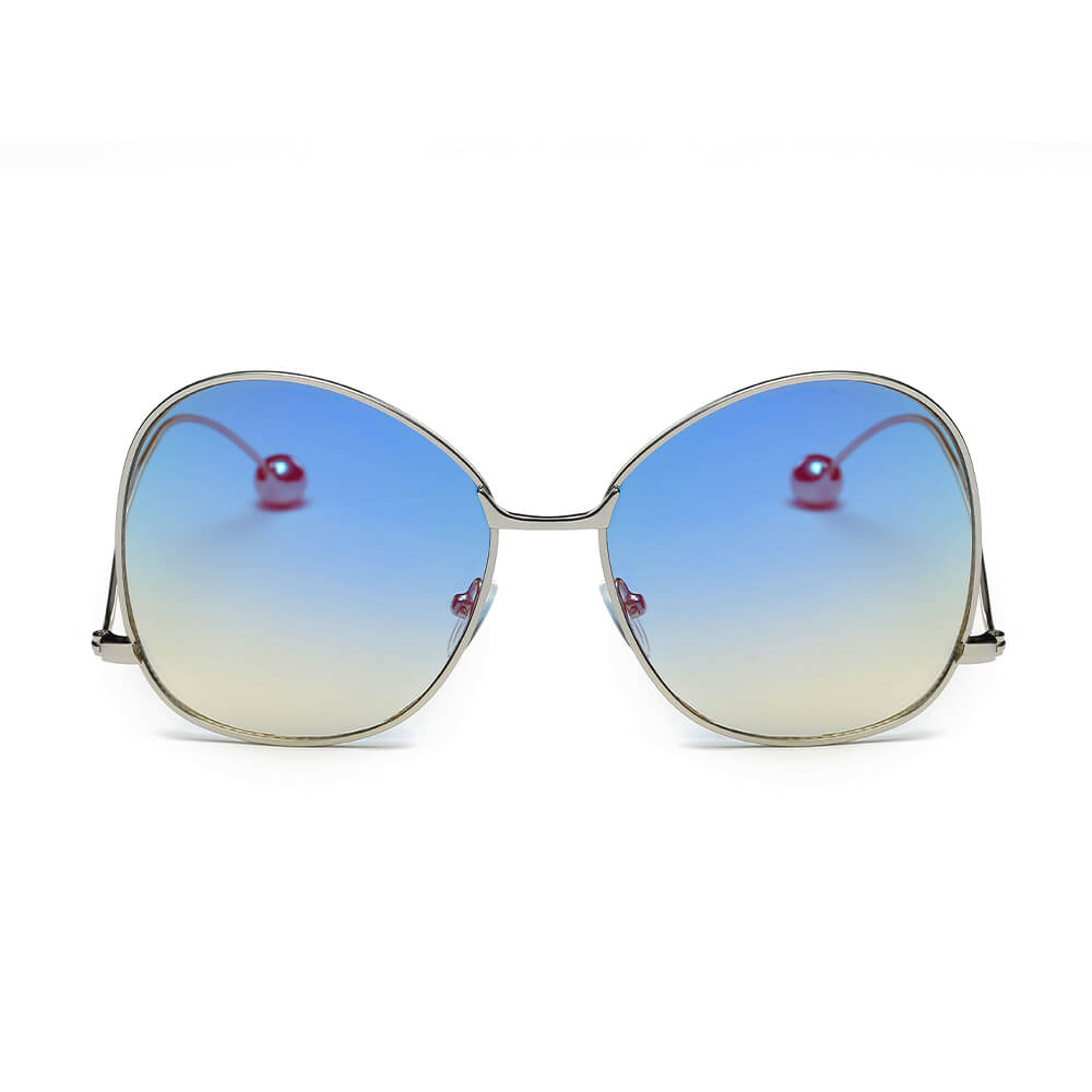 EUGENE | Women's Trendy Oversized Pantone Lens Sunglasses