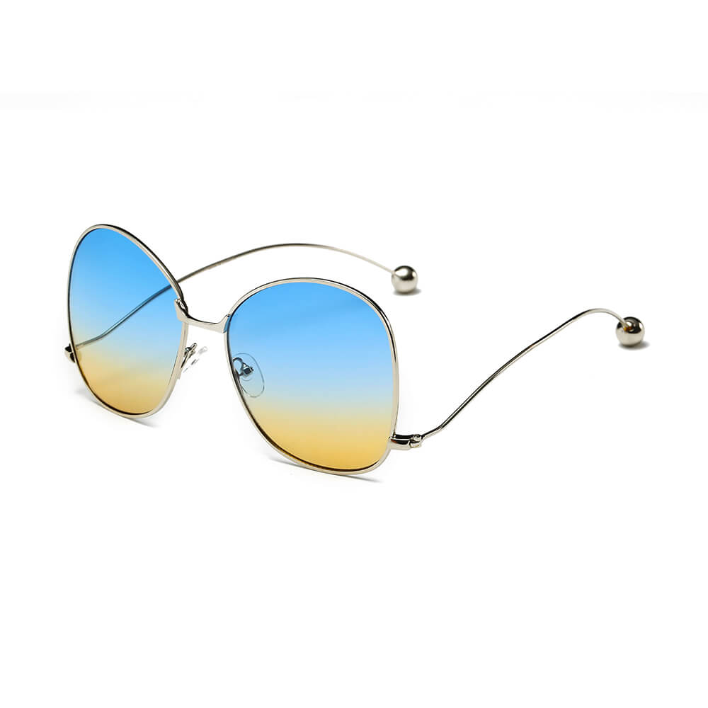 EUGENE | Women's Trendy Oversized Pantone Lens Sunglasses