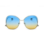 EUGENE | Women's Trendy Oversized Pantone Lens Sunglasses