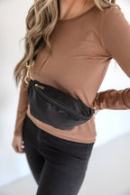 Colorful Nylon Sling Bum Hip Bag with Strap