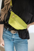 Colorful Nylon Sling Bum Hip Bag with Strap
