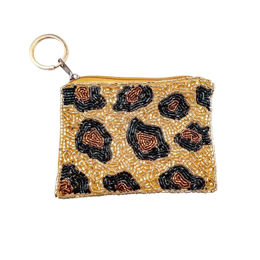 Leopard Keychain pouch