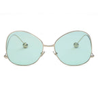 EUGENE | Women's Trendy Oversized Pantone Lens Sunglasses