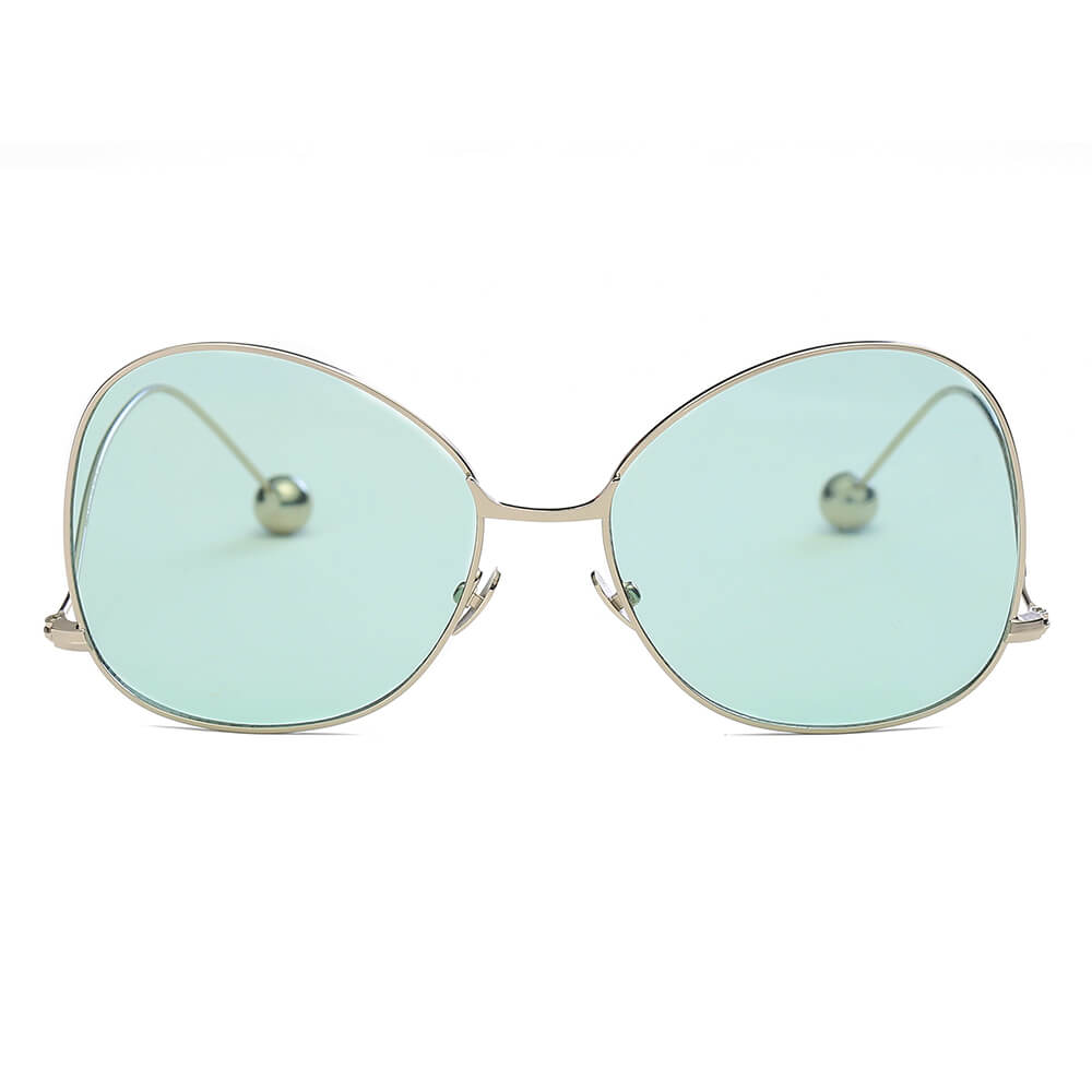 EUGENE | Women's Trendy Oversized Pantone Lens Sunglasses