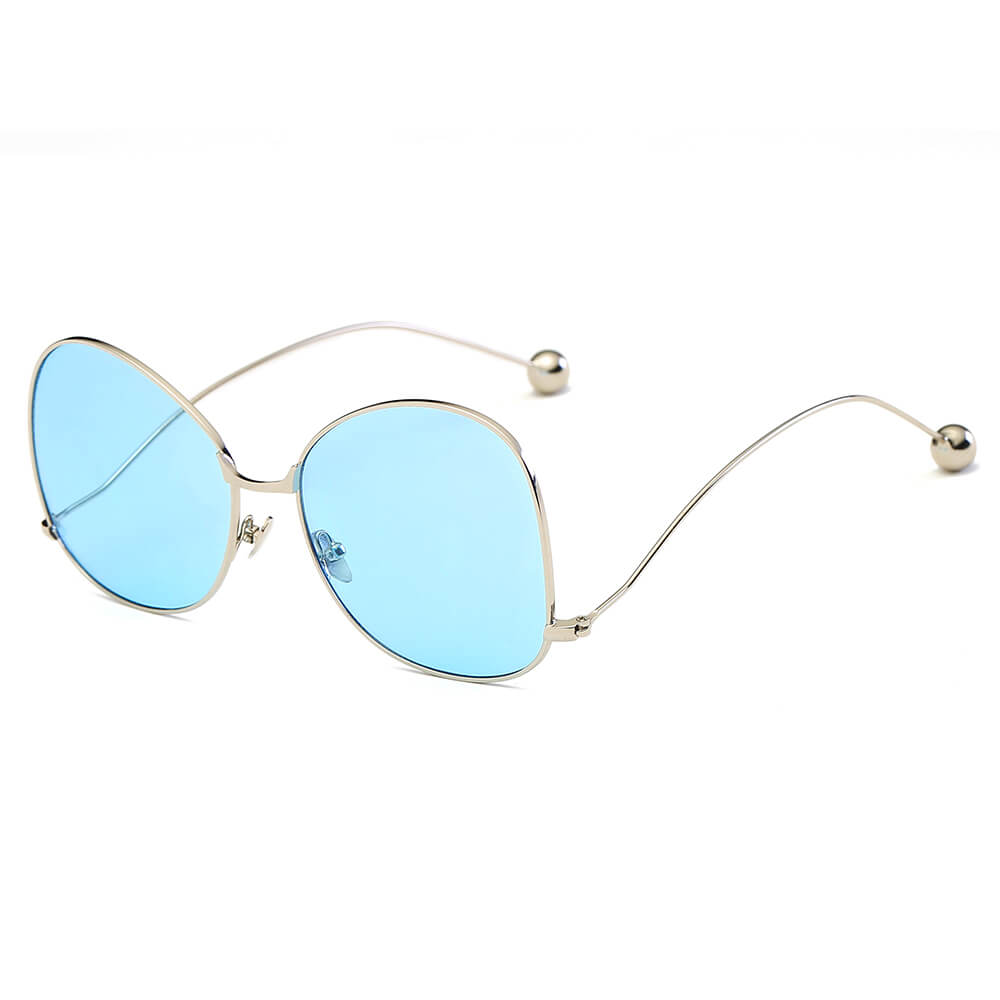 EUGENE | Women's Trendy Oversized Pantone Lens Sunglasses
