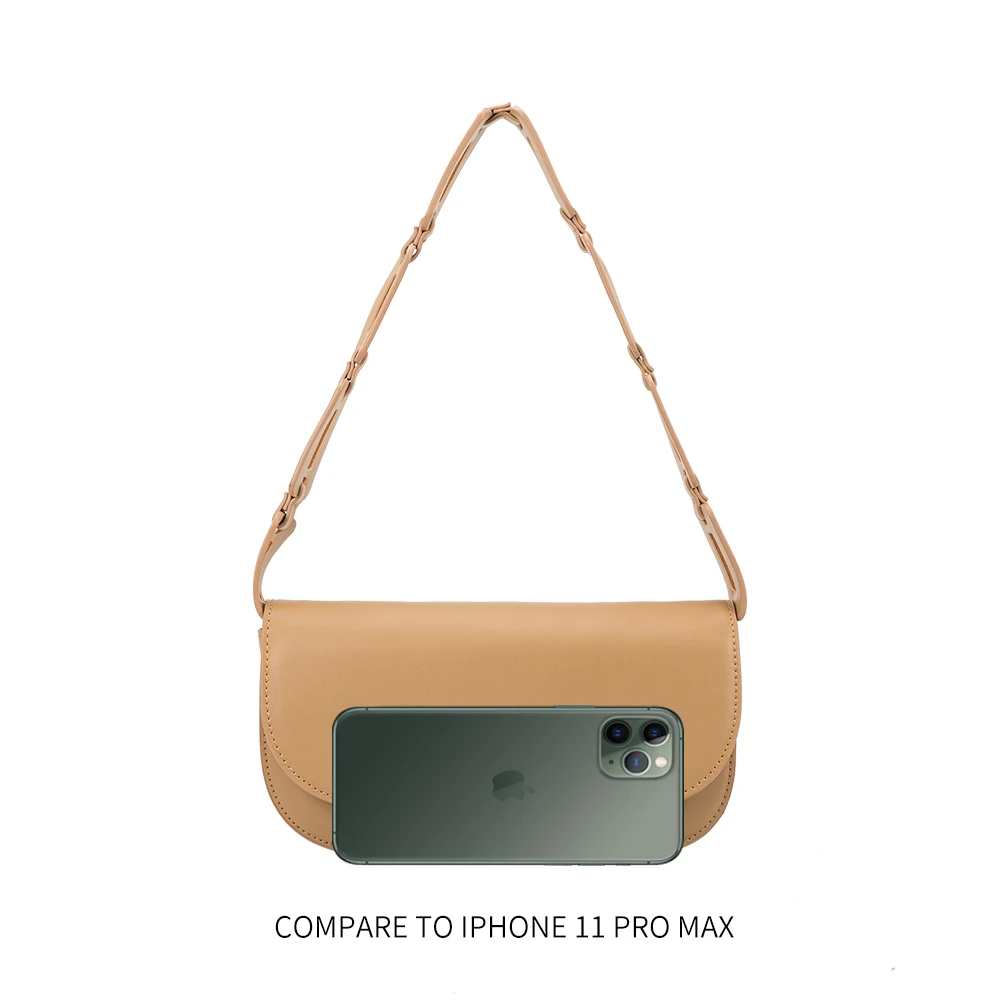 Inez Bone Recycled Vegan Shoulder Bag