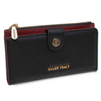 Ellen Tracey Pebble Grain Clutch Wallet